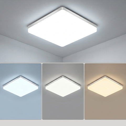 48W LED Square Ceiling Light 30x30cm White Flush Mount - Give a New Look To Your Room - Make a Dull Room Feel Fresh