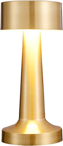 Gold outdoor lamp with a white background