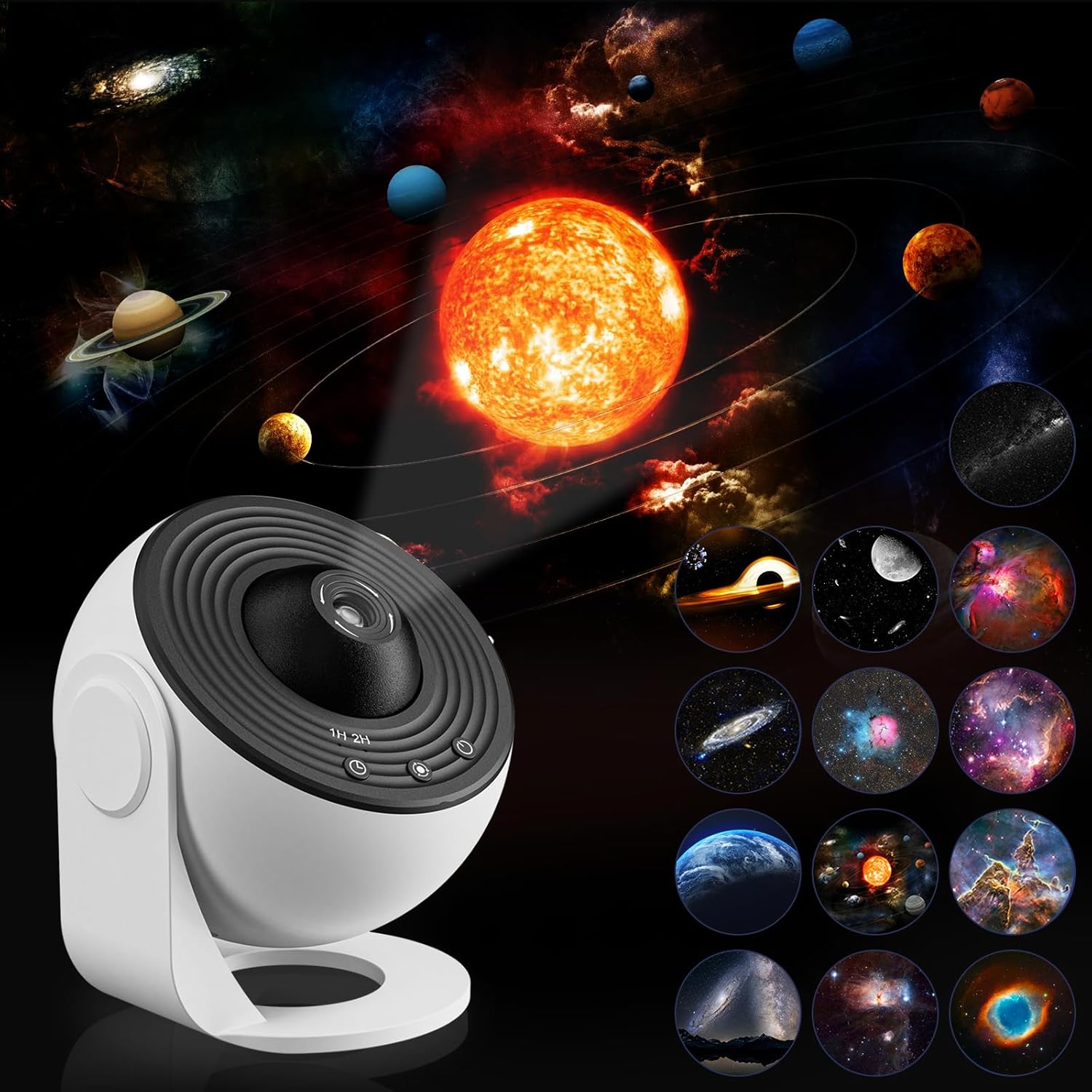HD galaxy star planetarium projector