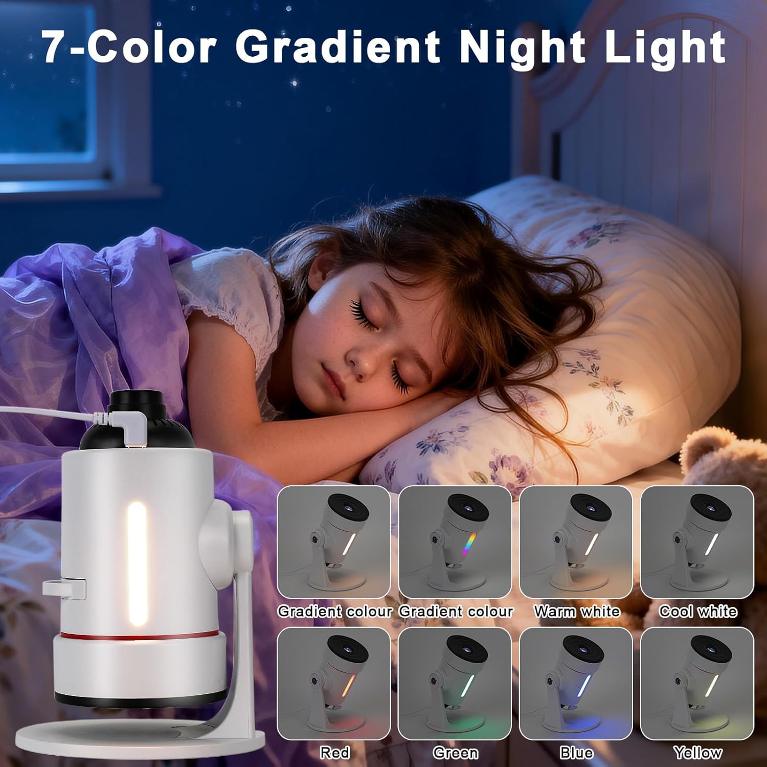HD nebula night light for kids room