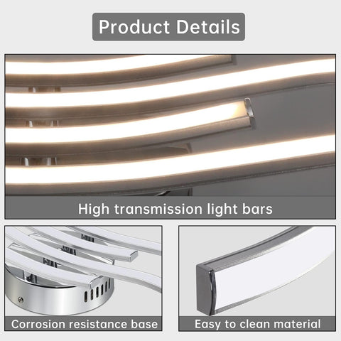 High transmission light bars with corrosion resistance base and easy to clean material on a gray background.