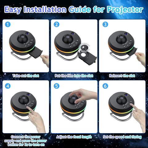 Home planetarium galaxy light