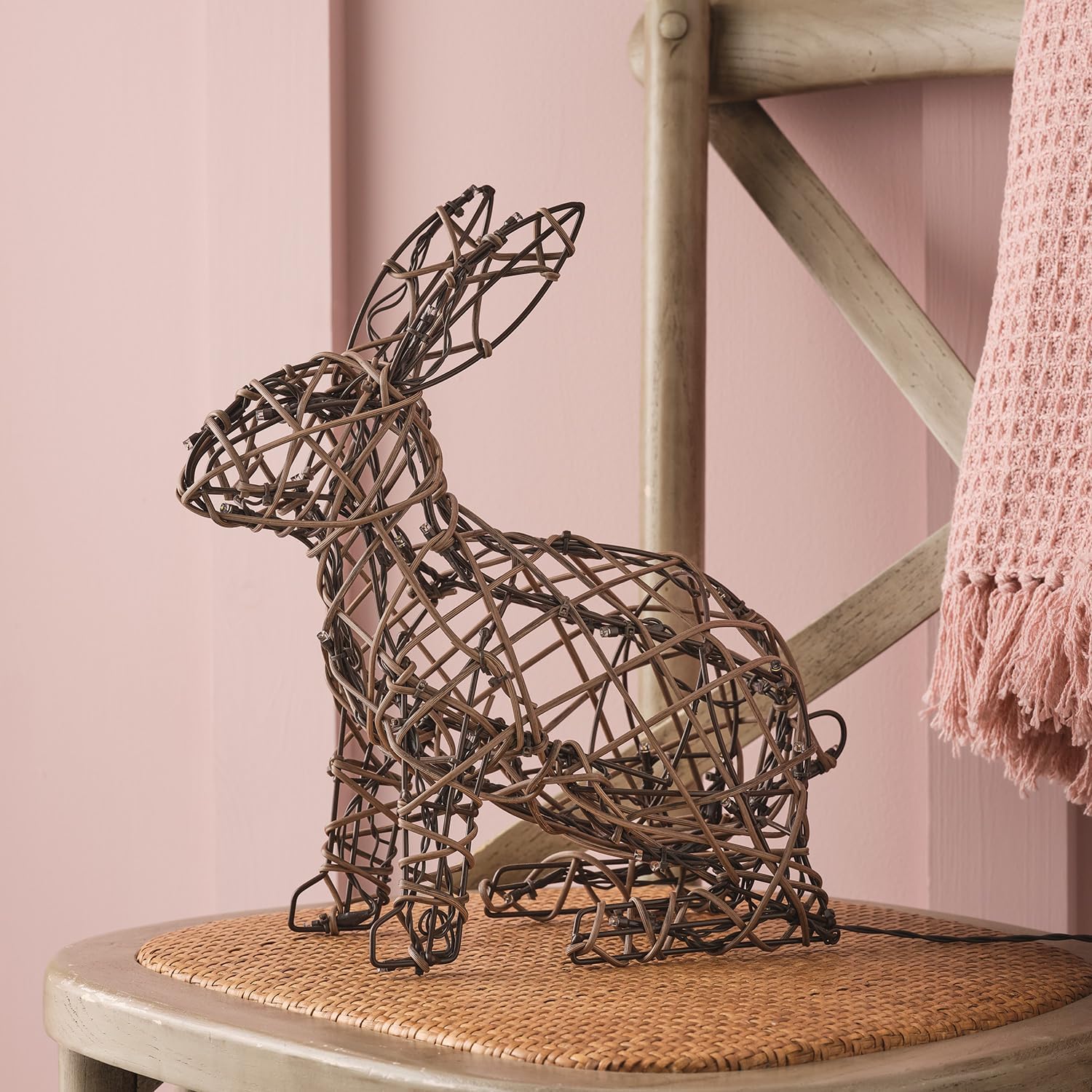 Indoor outdoor Easter bunny LED light