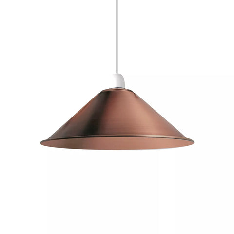 Industrial Retro Pendant Lamp Shades Easy Fit Metal Ceiling Light Shades