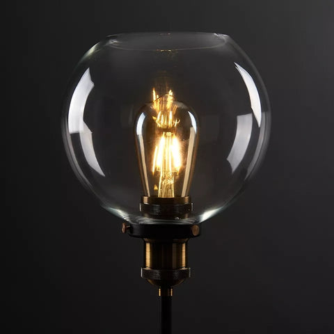 Included 4W LED bulb emitting warm 2700K light

