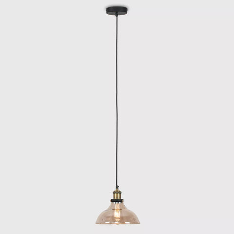 Industrial Glass Chandelier Pendant Light – Hat-Shaped – UK