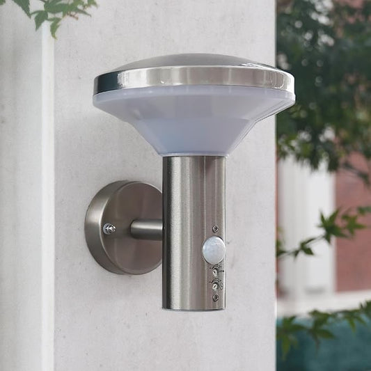 Stainless steel outdoor LED light with motion detection

