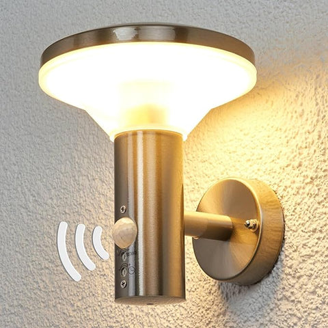 IP44 waterproof wall light installed near front door

