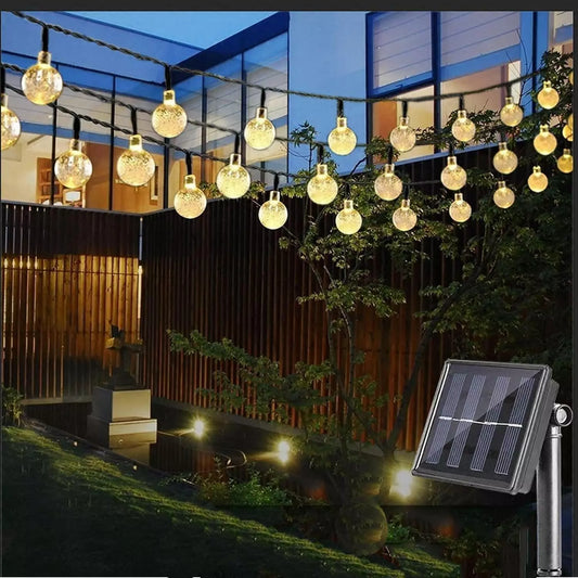 LED Ball Solar Light Party Fairy Outdoor Retro Ball String Lights Patio GardenLED Ball Solar Light Party Fairy Outdoor Retro Ball String Lights Patio Garden