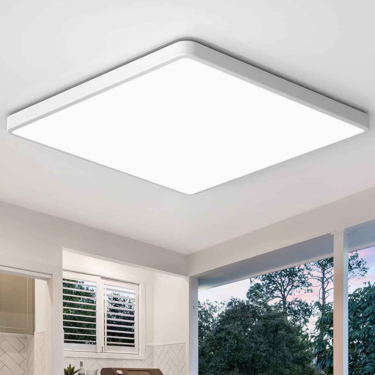 18W LED Bedroom Ceiling Light installed in a modern UK bedroom

