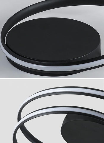 Round LED light fixture 43W


