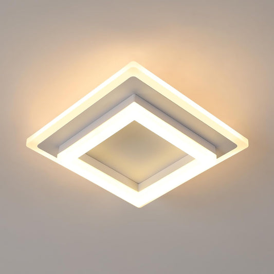 Buy Modern LED Square Flush Mounted Ceiling Light in UK - Shop Now!