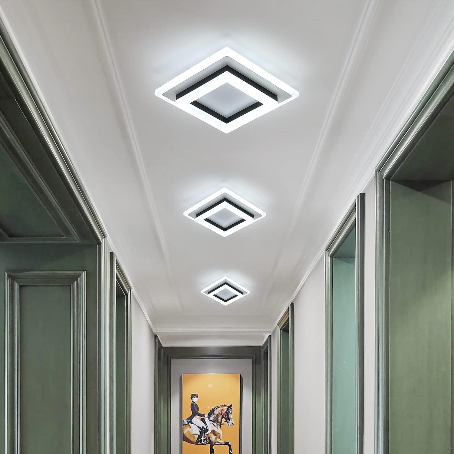 Energy-Efficient 24W Square LED Ceiling Light


