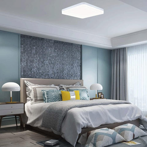 Energy-Efficient 24W LED Ceiling Lamp – Square Flush Mount


