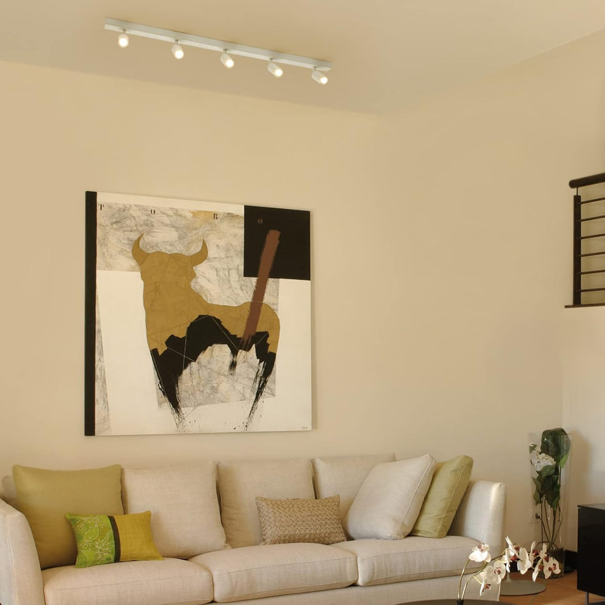 LED Ceiling Light 5 Way White