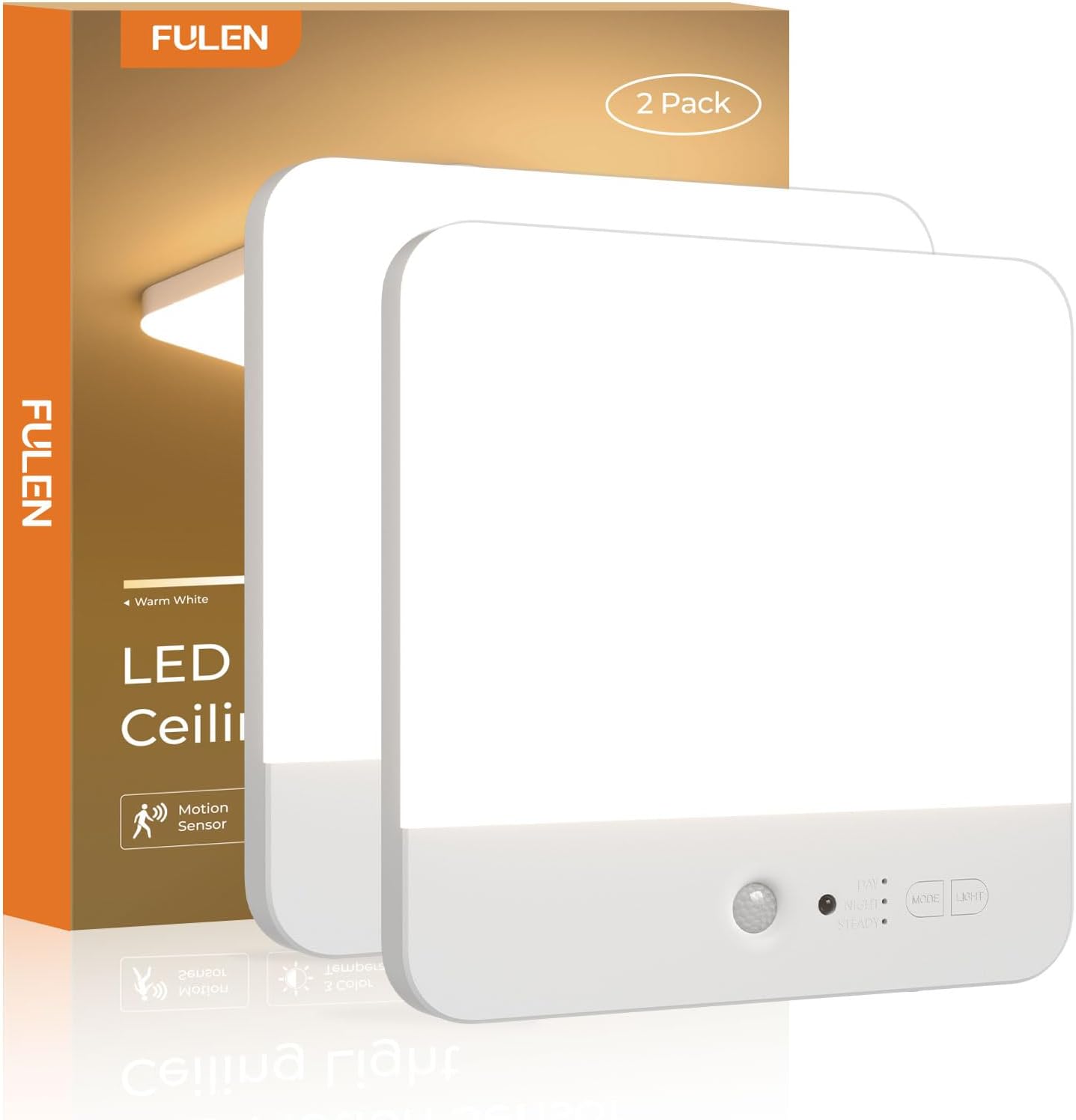 Rechargeable and Energy-Efficient Ceiling Light for Indoor Use

