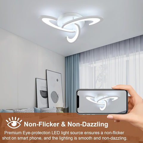 Energy-efficient LED ceiling light modern UK


