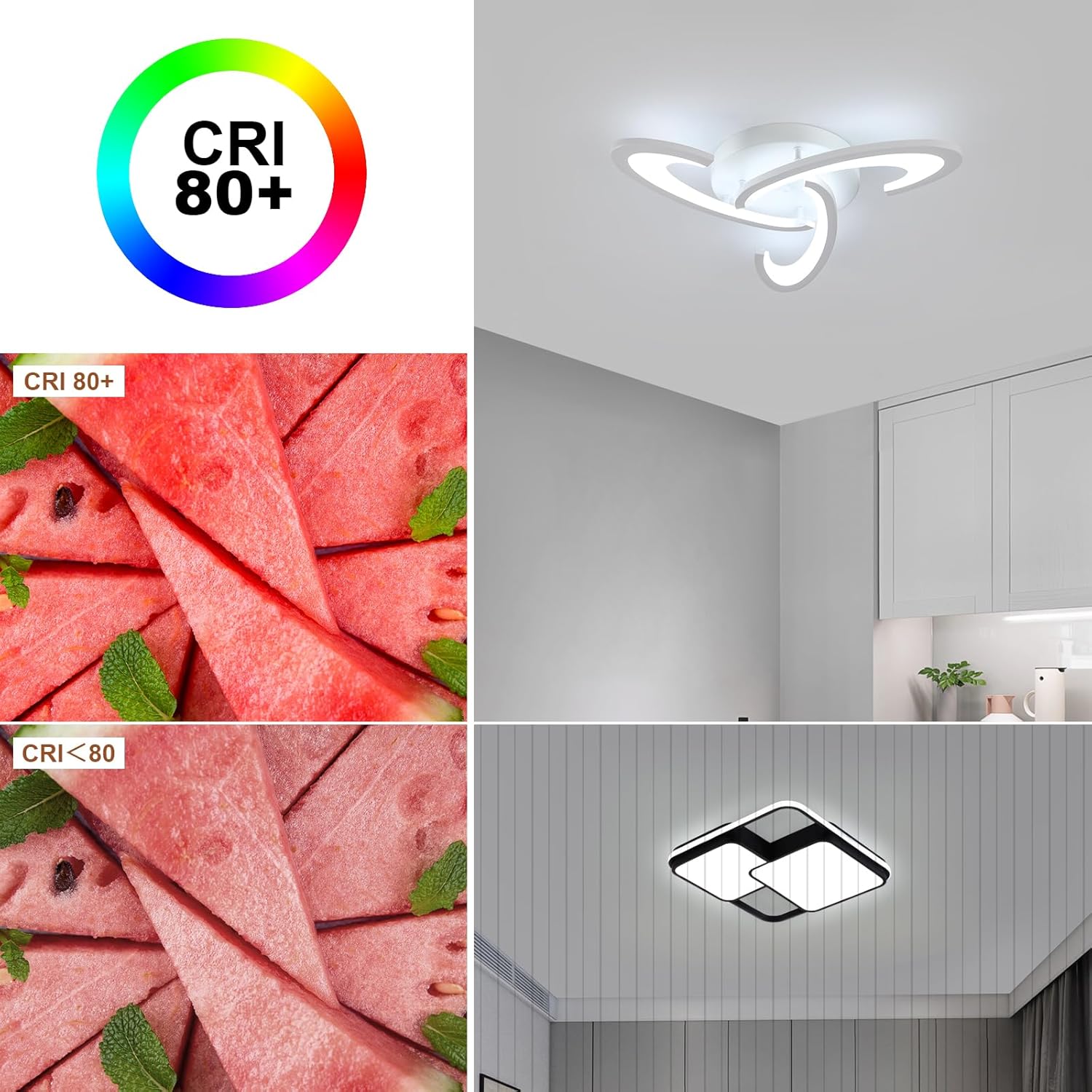 Ultra-bright LED ceiling light fixture for UK homes


