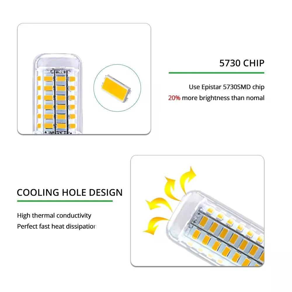 LED Corn Bulbs E14 E27 Screw/B22 Bayonet7W 15W 25W High Powered Light