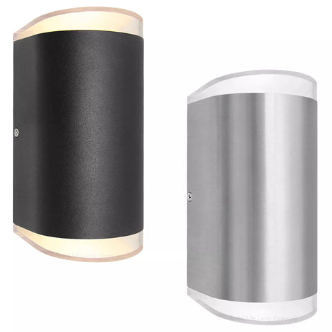 LED double outdoor wall light with up-down effect

