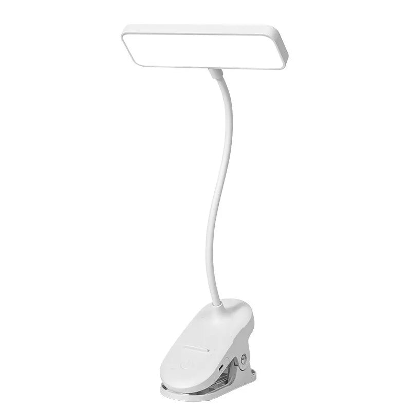 LED Flexible Clip On Table Reading Lamp Desk Light Rechargeable LED Book Light