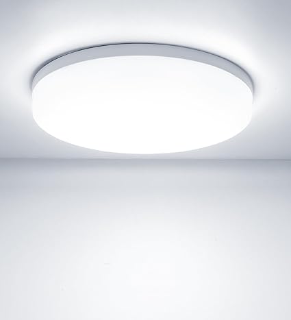 modern plastic flush mount ceiling light