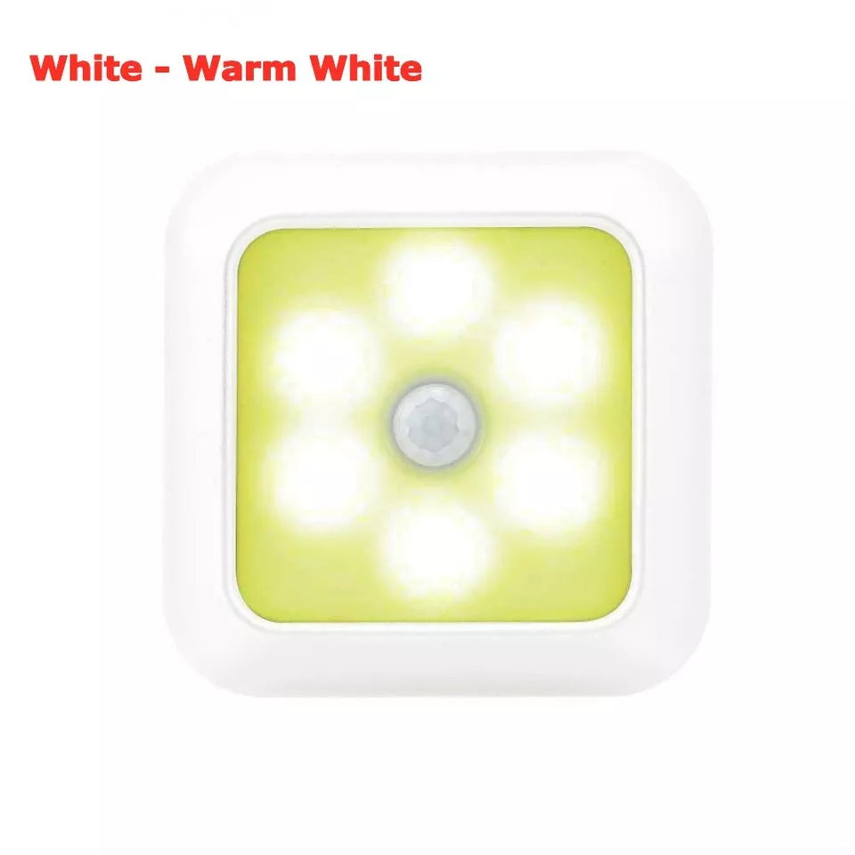 LED Night Light, Plug-in [6 Pack] Super Smart Dusk to Dawn Sensor, Night Lights Suitable for Bedroom, Bathroom, Toilet, Stairs, Kitchen, Hallway, Kids, Compact Nightlight, Cool White
