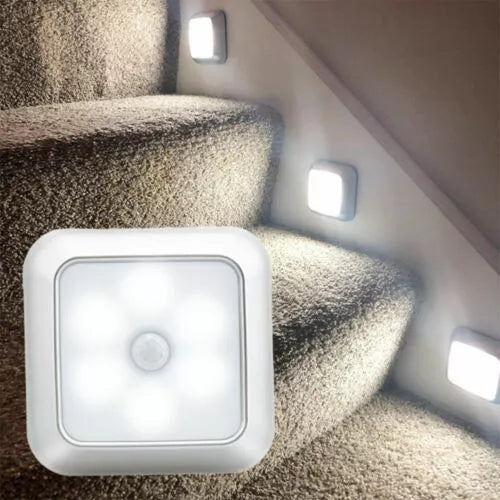 LED Night Light, Plug-in [6 Pack] Super Smart Dusk to Dawn Sensor, Night Lights Suitable for Bedroom, Bathroom, Toilet, Stairs, Kitchen, Hallway, Kids, Compact Nightlight, Cool White
