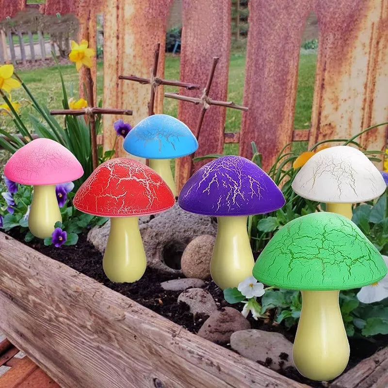 LED Outdoor Solar Powered Mushroom String Lights in UK - Shop Now!