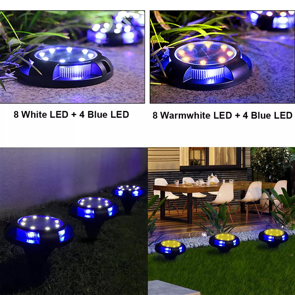 LED Solar Powered Ground Lights in UK - Shop Now!