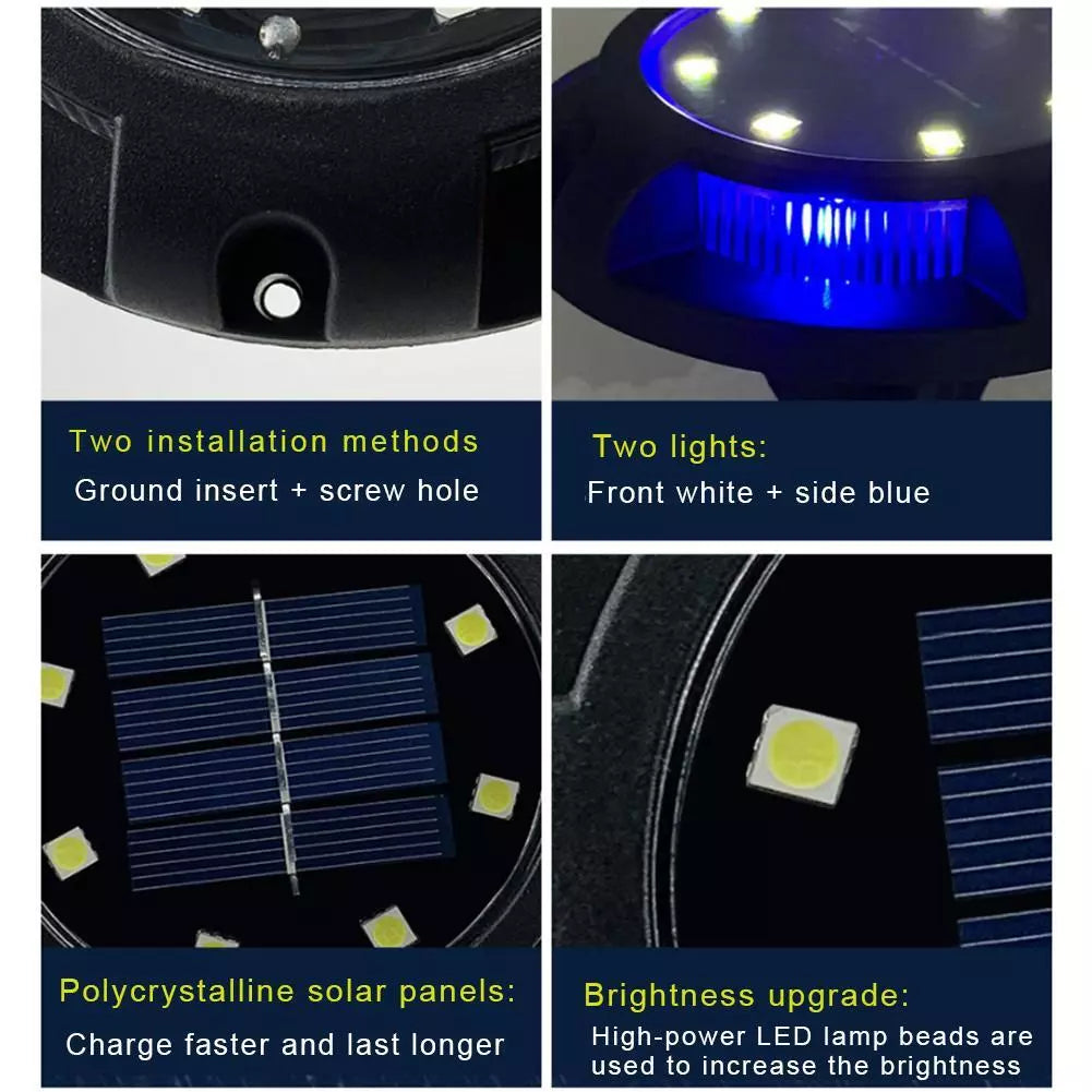 LED Solar Powered Ground Lights in UK - Shop Now!