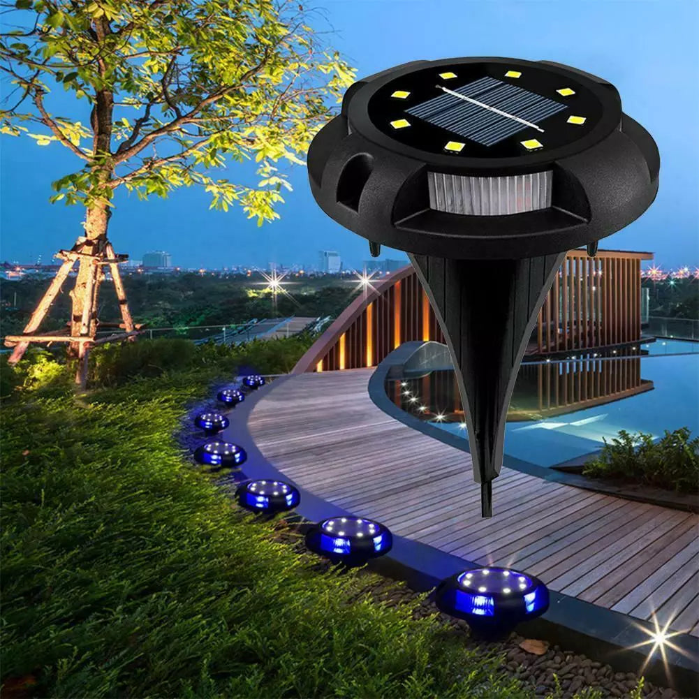 LED Solar Powered Ground Lights in UK - Shop Now!