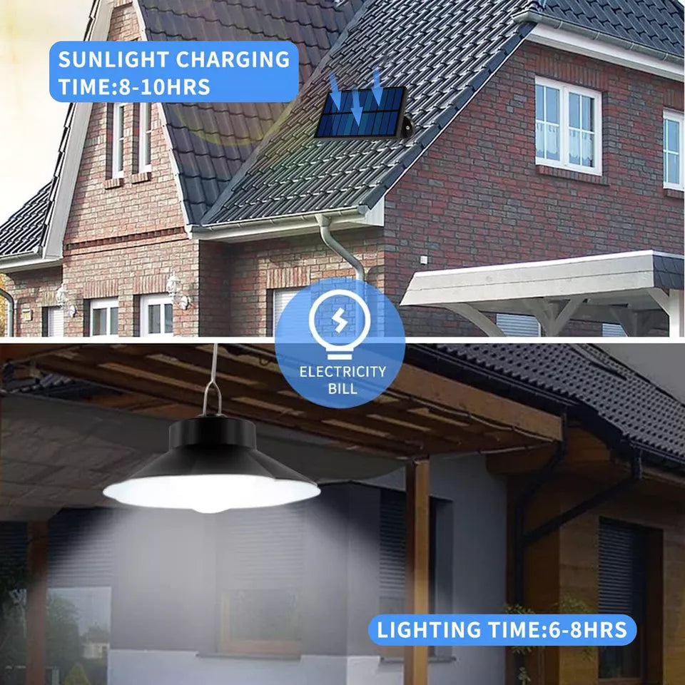 Weather-resistant solar garden light

