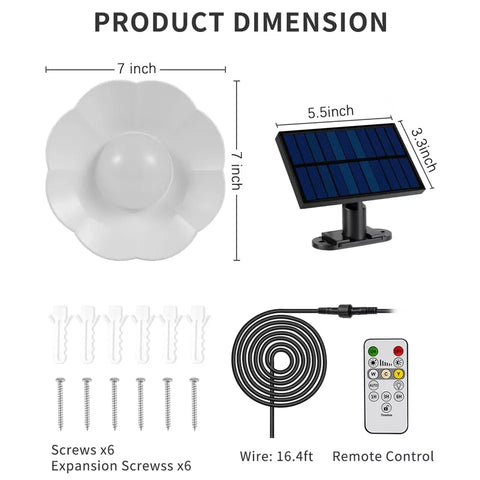 Outdoor LED hanging light fixture

