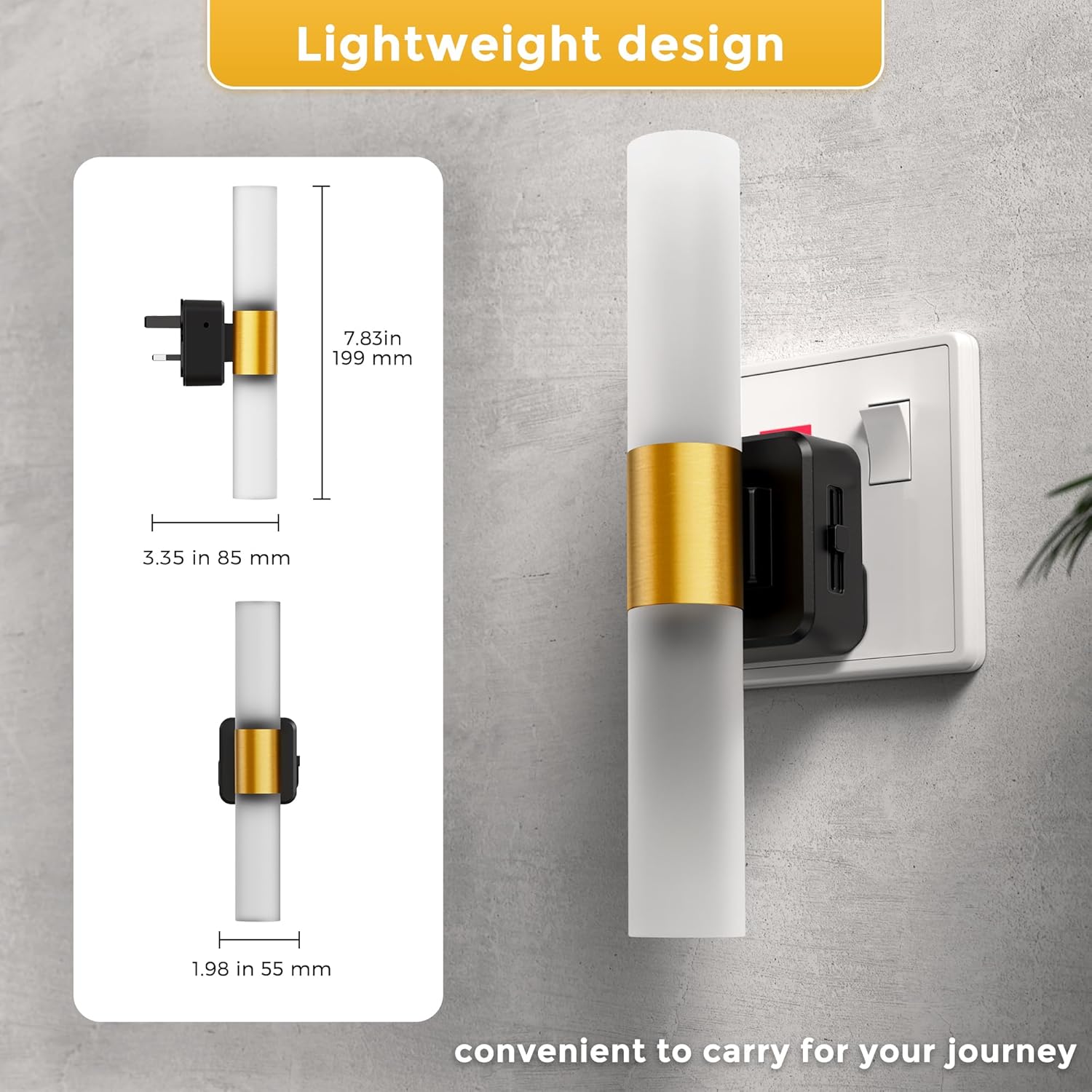 LED plug-in light for stairs UK


