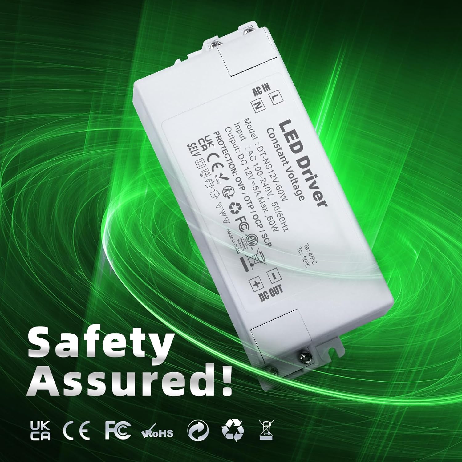 LED transformer 240V to 12V

