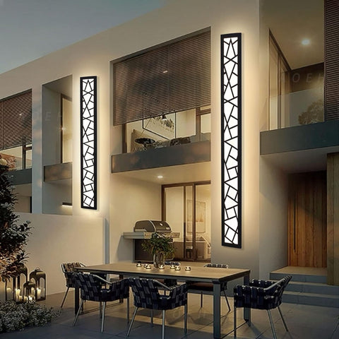 LED wall lighting for garden

