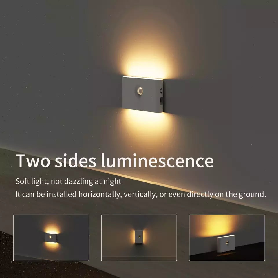 Magnetic wall lamp installed in a kitchen for convenient lighting

