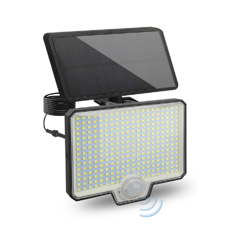Wall-mounted outdoor solar light with 5W LED


