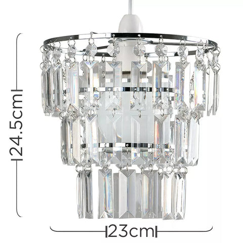 Clear Droplet Pendant Light for Bedrooms UK

