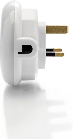 Light switch with night light feature on a floral background