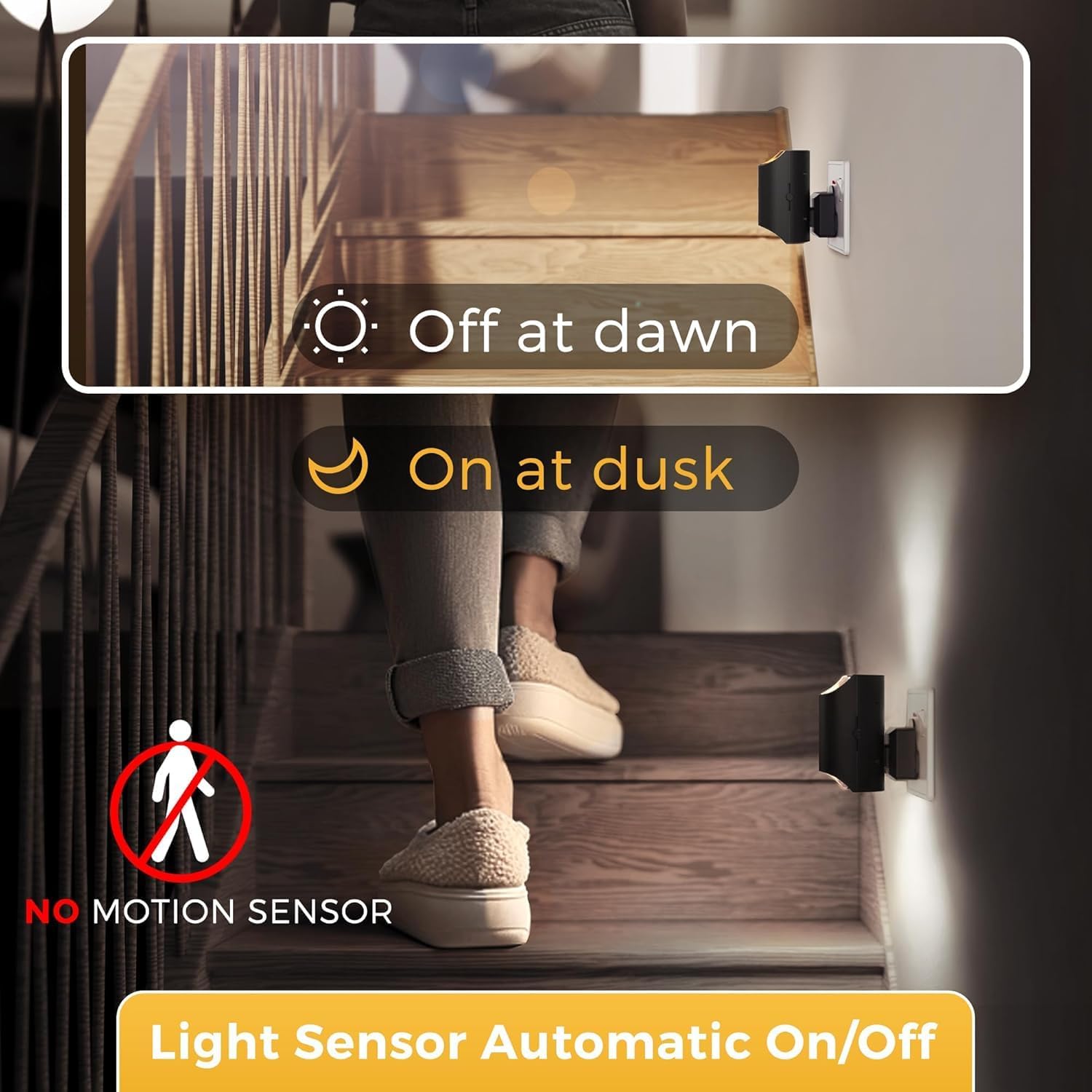 Low energy LED night lamp

