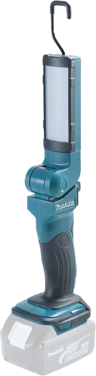 Makita cordless work light on a white background