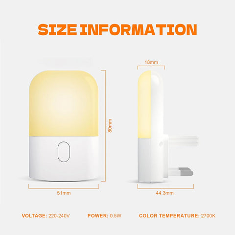 Measurement chart of a small light bulb with dimensions and specifications on a white background.