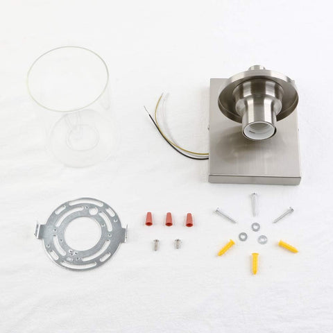 Mechanical components on a white background