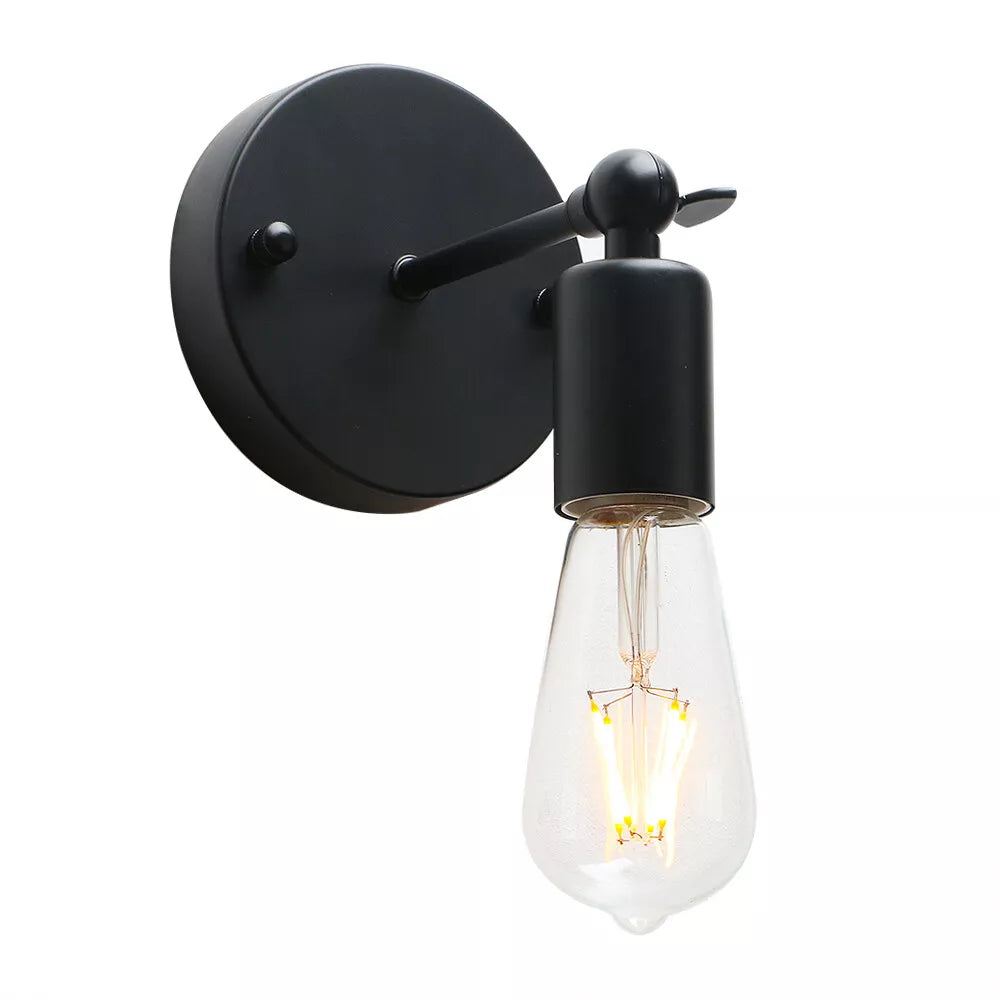 Modern 2 Pack Vintage Industrial Wall Sconce Lights in UK - Shop Now!