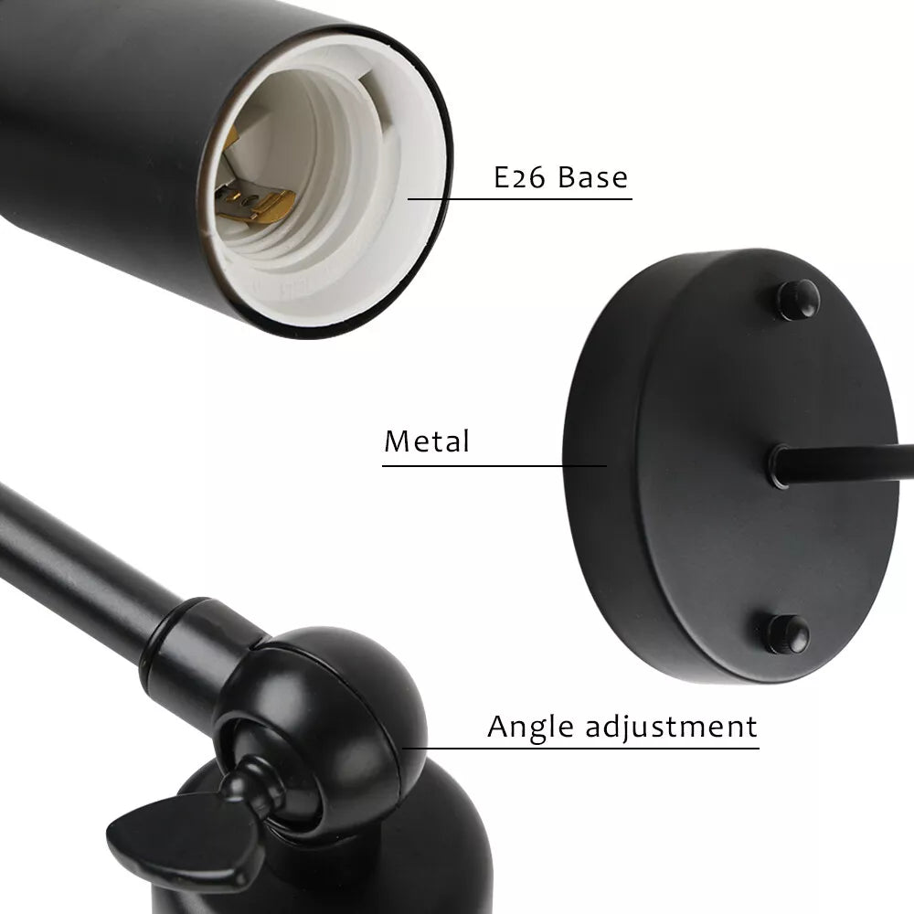 Modern 2 Pack Vintage Industrial Wall Sconce Lights in UK - Shop Now!