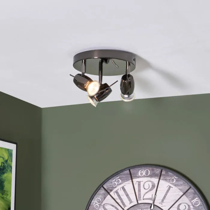 Modern 3 Way Adjustable Ceiling Spotlight Plate in UK – Shop Now!