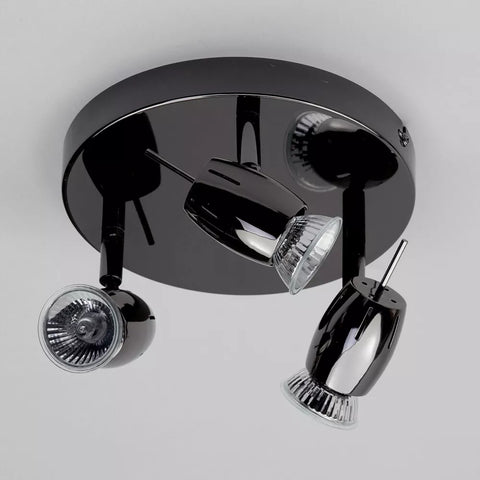 Chrome 3-Spot Ceiling Mount Fixture


