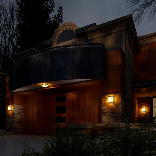Durable LED Wall Light for Building Exteriors

